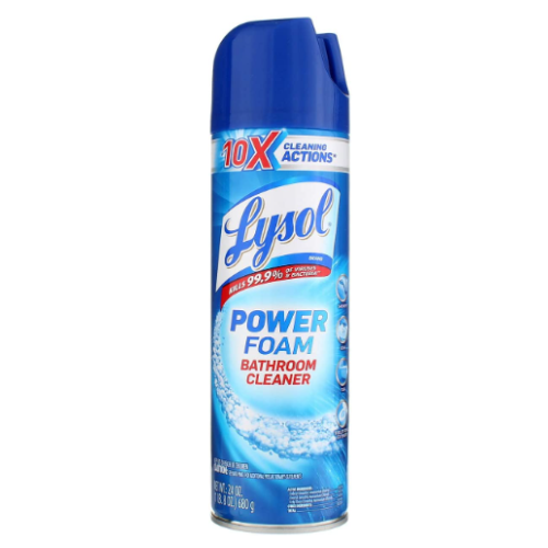 Lysol Bathroom Cleaner Aerosol Spray, Island Breeze Scent