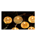 Indoor 12 ft. Battery Operated Metal Integrated LED String Lights (10-Light)