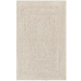 Rowan Braided Texture Ivory  Indoor/Outdoor Area Rug 4' x 6'