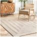 Rowan Braided Texture Ivory  Indoor/Outdoor Area Rug 4' x 6'