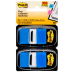 Post-it Standard Page Flags in Dispenser 1in Wide, Blue 100 Flags