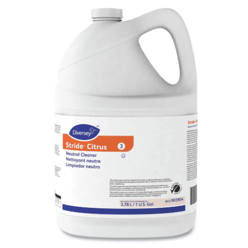 Diversey 903904 Stride Neutral Cleaner, Citrus, 1 gal