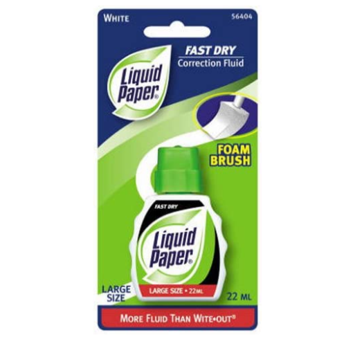 Paper Mate Liquid Paper Correction Fluid