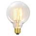 Globe Electric 60W Vintage Edison G30 Vanity Tungsten Incandescent Filament Light Bulb, E26 Standard Base, 245 Lumens