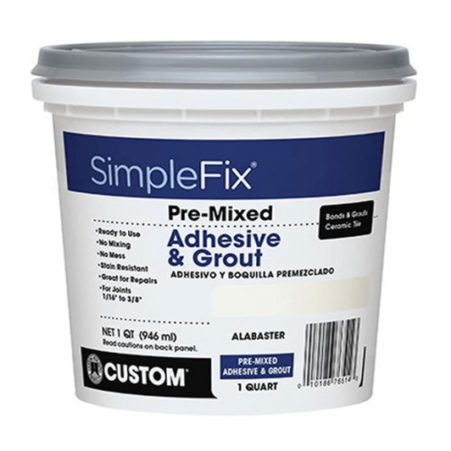 CUSTOM BLDG PRODUCTS TAGAQT Quart Premixed Adhesive/Grout