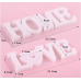 DROLE Home Love Word Sign Resin Molds Silicone Casting Molds Epoxy Casting Moulds for DIY Home Table Decor Wall Decoration 2Pcs