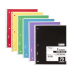 Mead Spiral Notebooks, 6 Pack, 1-Subject, Wide Ruled Paper, 10-1/2" x 8", 70 Sheets per Notebook, Assorted Colors