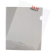 JAM Paper Plastic Sleeves - 9" x 11 1/2" - Smoke - 12/pack