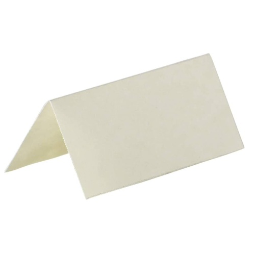 JAM PAPER Printable Place Cards - 3 3/4 x 1 3/4 - White Parchment - 12/Pack