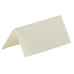 JAM PAPER Printable Place Cards - 3 3/4 x 1 3/4 - White Parchment - 12/Pack