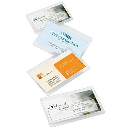 Office Depot® Brand Laminating Pouches, Business Card Size, 5 Mil, 2.56" x 3.75", Pack Of 100