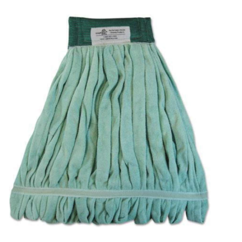 Boardwalk Mwtlgct Microfiber Looped-End Wet Mop Head, Large, Green