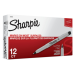 Sharpie Permanent Markers, Ultra Fine Point, Black, 12 Count