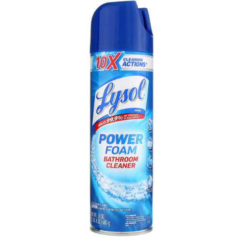 Lysol Bathroom Cleaner Aerosol Spray, Island Breeze Scent