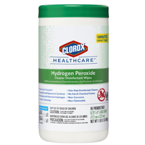 Clorox Healthcare Hydrogen Peroxide Cleaner Disinfectant Wipes