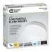 Low Profile 7 in. White Round 4000K Bright White LED Flush Mount Ceiling Light Fixture 810 Lumens Modern Smooth Cover