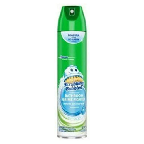 Scrubbing Bubbles Bathroom Cleaner Aerosol, Rainshower