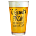RioGree Gifts for Grandpa Dad from Granddaughter Grandson, To Grandpa From The Reasons You Drink - 16 oz Beer Glass Pint Glass Craft for Fathers Day,Christmas,Birthday,Retirement,Anniversary