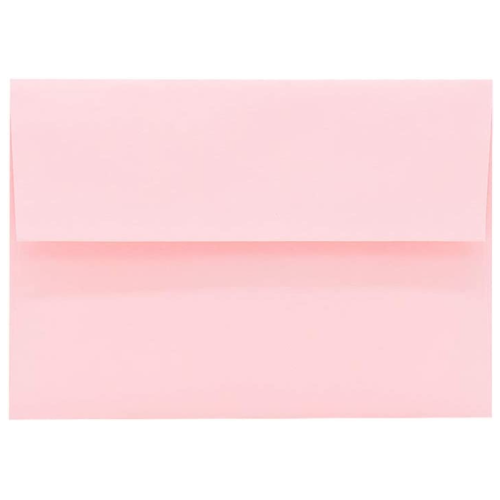 50 Pack A7 Pink Invitation 5x7 Envelopes - Self Seal, Square Flap,Perfect for Baby Shower, 5x7 Cards, Weddings, Birthday, invitations, Graduation