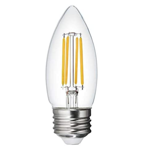 GE Relax 3-Pack 40 W Equivalent Dimmable Soft White B LED Light Fixture Light Bulbs 