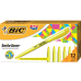 BIC Brite Liner Highlighters, Chisel Tip, Yellow Highlighters, 12-Count, For Broad Highlighting or Fine Underlining