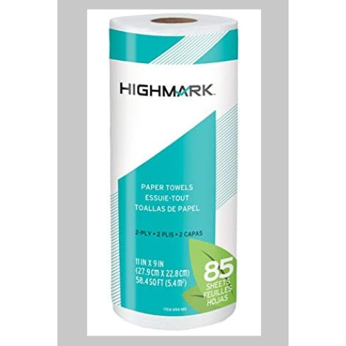 Highmark® Brand 100% Recycled 2-Ply Paper Towels 5 Rolls