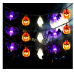 Mosoan Halloween String Lights Battery Operated 20 Feet 30 LED 3D Pumpkin Bat Ghost Lights with Timer - 8 Light Modes Halloween Decorations Lights Indoor Outdoor Halloween Party Decor