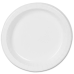 Dixie Basic Paper Plates - 8.50" Diameter Plate - Paper - Microwave Safe - White - 125 Piece