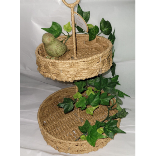 Target BP Farmhouse Wicker Tiered Tray