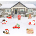 7 PCS Christmas Yard Signs Stakes Decorations, Large Outdoor Christmas Decorations Yard