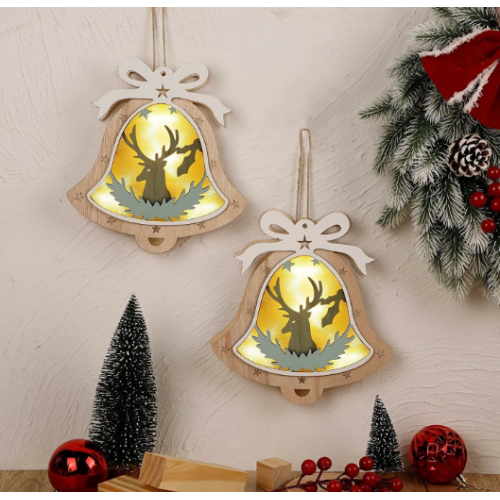 Winemana 2 Pack Christmas Hanging Ornaments