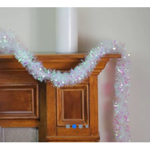 Northlight Tinsel Unlit Christmas Garland