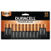 Duracell Coppertop AA Batteries with Power Boost Ingredients, 20 Count Pack Double A Battery with Long-lasting Power, Alkaline AA Battery for Household and Office Devices