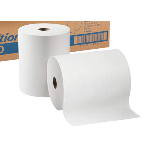 enMotion 10” Paper Towel Roll by GP PRO (Georgia-Pacific), White, 89460, 800 Feet Per Roll, 2 Rolls 