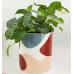 Elena Abstract Planter Pink & Blue