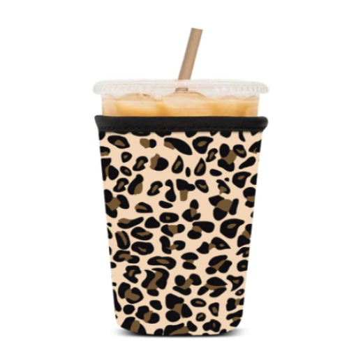 Javasok Iced Coffee Sleeve Reusable Cozy Drink Sleeve Medium size