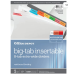 Office Depot Brand Insertable Extra-Wide Dividers with Big Tabs, Assorted Colors, 8-Tab