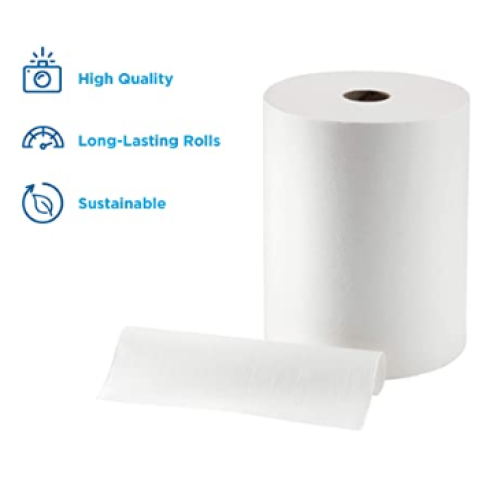 enMotion 10” Paper Towel Roll by GP PRO (Georgia-Pacific), White, 89460, 800 Feet Per Roll, 2 Rolls 