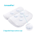 AmazeFan Bath Pillow, Bathtub Spa Pillow with 4D Air Mesh Technology and 7 Suction Cups