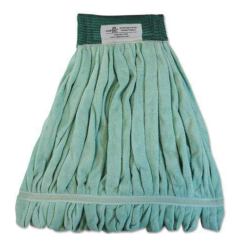 Boardwalk Mwtlgct Microfiber Looped-End Wet Mop Head, Large, Green