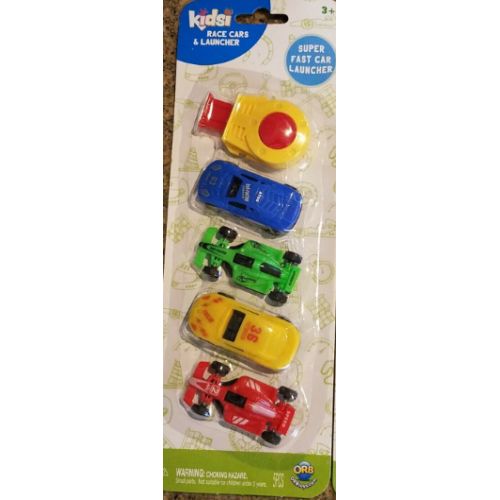 Kidsi Super Fast Race Cars & Launcher Toys Ages 3+