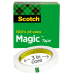 Scotch Magic Tape, 1 Roll, Numerous Applications, Invisible, Engineered for Repairing, 1 x 2592 Inches, 3 Inch Core