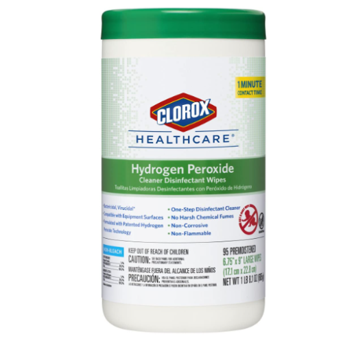 Clorox Healthcare Hydrogen Peroxide Cleaner Disinfectant Wipes