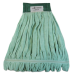 Boardwalk Microfiber Looped-End Wet Mop Heads, Medium, Green 