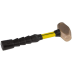 Nupla 30-025 Brass Sledge Hammers, 2 1/2 lb, SG Grip Handle, Yellow