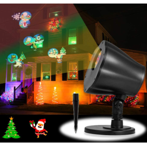 Christmas Decorations Light Projector, Rotating Multi-Images Projection Light,Waterproof LED Projector Lights,Indoor Outdoor Holiday Party All Saints Day Decoration