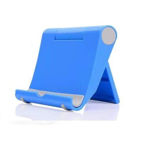 Adjustable Cell Phone Stand iPhone Mobile Phone Holder Blue