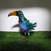 Quality Metal Solar Powered Toucan Standing Garden/Lawn Decoration