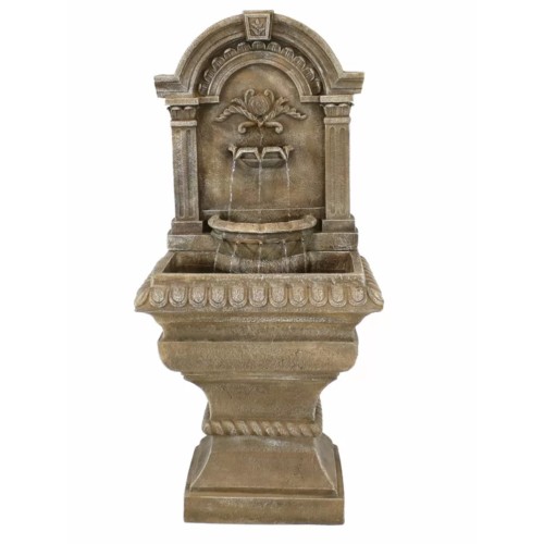 Resin Ornate Lavello Outdoor Water Fountain With Electric Submersible Pump