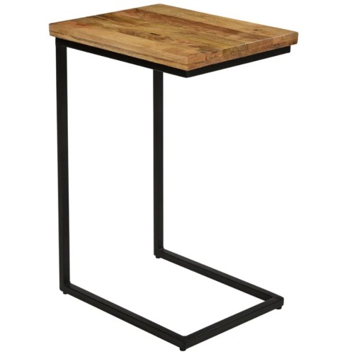 Keavni 26.25'' Tall Solid Wood C Table End Table 17 Stories